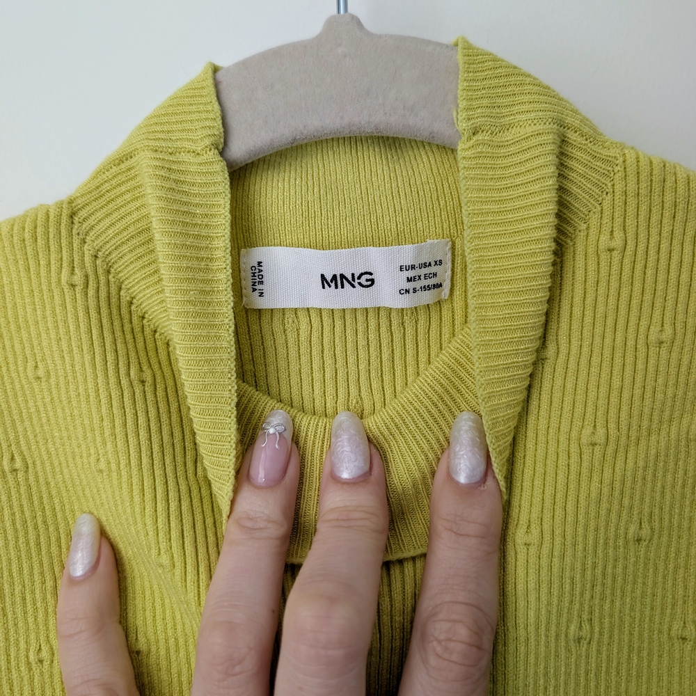 Mango Lemon Ribbed Tank Top - Picture 3 of 3